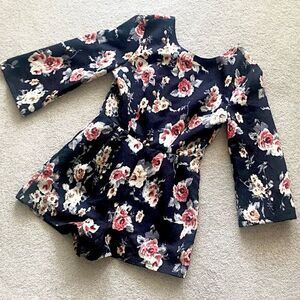 Floral Jacquard Romper